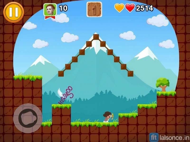 Choco Pixel Mountain Climb Gameplay